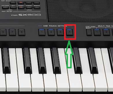 yamaha psr sx900 one touch settings