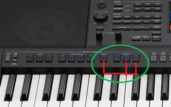Yamaha PSR SX900 Style Control