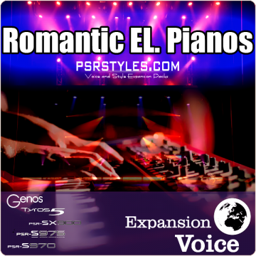 FM MKS Electric Pianos Expansion Pack for Genos Tyros PSR SX and PSR S